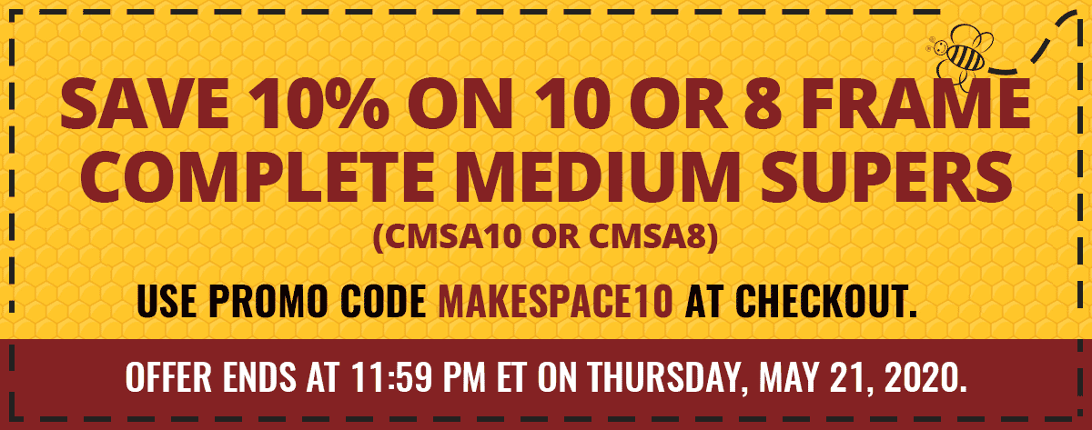 Save 10% on 10 or 8 frame medium supers